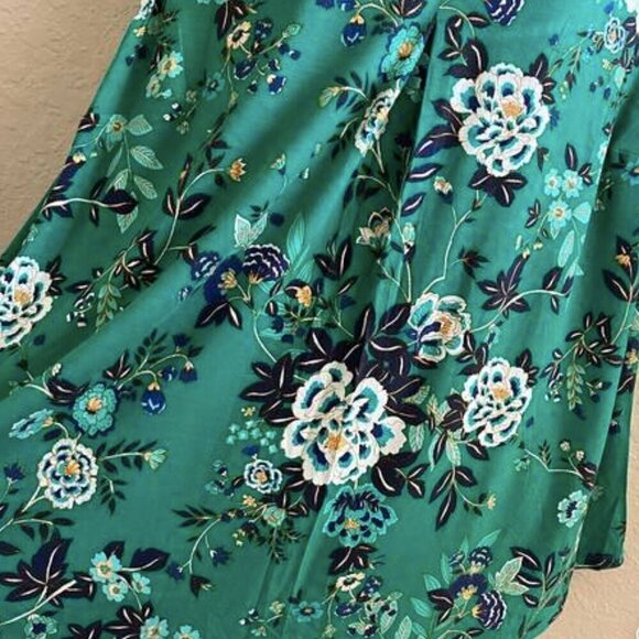 Daniel Rainn Sleeveless Fantine‎ Crochet lace green floral cutout tunic,   NWT - Picture 11 of 11